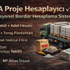 Bordür Taşı Hesaplayıcı PRO | Metraj, Adet ve Maliyet Hesaplama Aracı