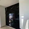 Epoksi Siyah Mermer Duvar Uygulaması