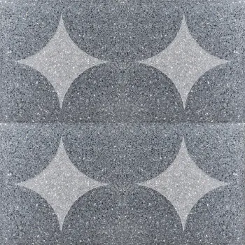 Kumlamalı Yıldız Desen Karo Taşı (30x30 / 40x40)