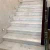 Mermer Basamak Beyaz Reng Uygulaması