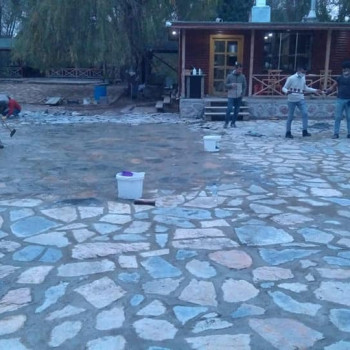 Ankara Ayaş Kayrak Taşı Kaplama ve Uygulaması - İlhanlı Alabalık Tesisleri Referansı