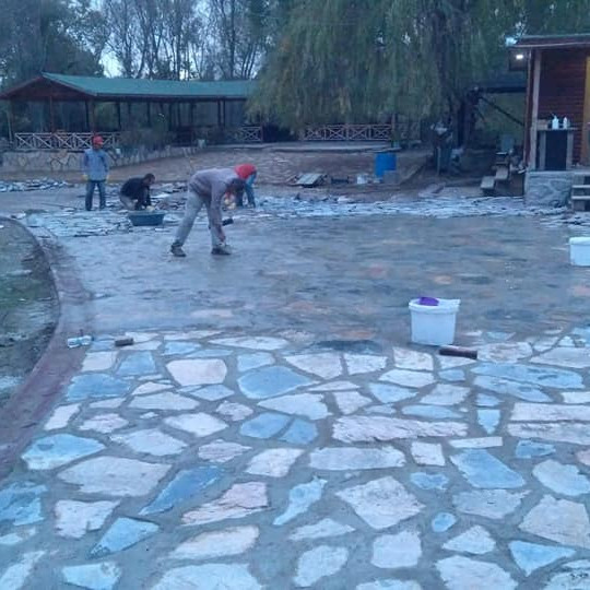 Ankara Ayaş Kayrak Taşı Kaplama ve Uygulaması - İlhanlı Alabalık Tesisleri Referansı