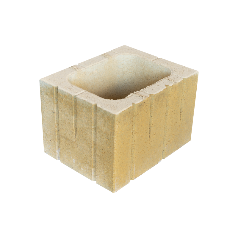 Geometric concrete planter for pathways, entrances and garden landscaping