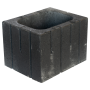 Concrete Cube Planter 15 × 30 × 20 cm – Modern Outdoor Landscape Planter