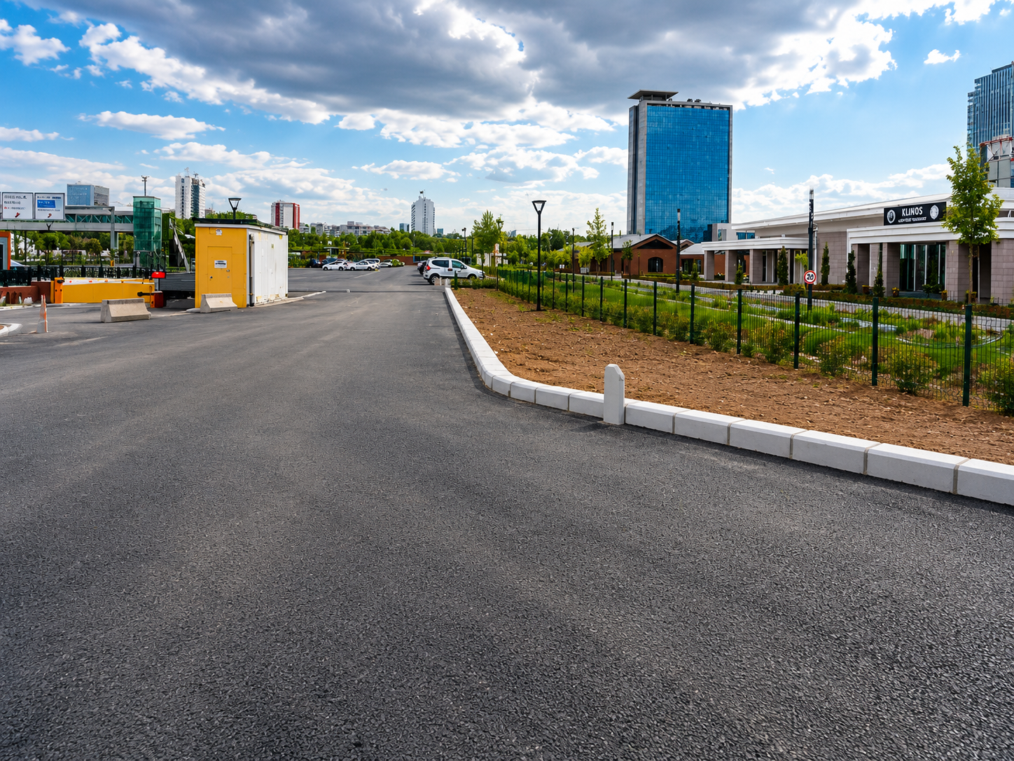 Ankara Altındağ Millet Bahçesi 30x15x50 andezit bordür uygulaması