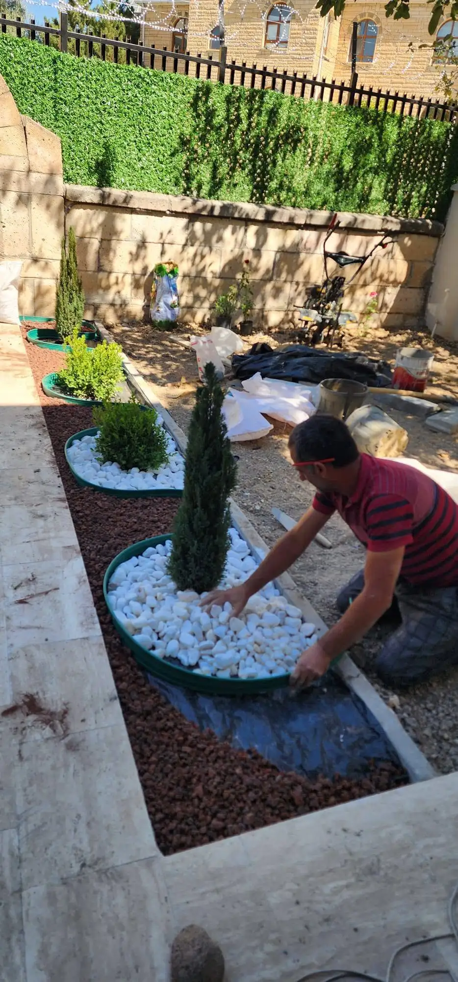 Pursaklar villa bahçe düzenleme projesinde ücretsiz keşif ve saha planlaması