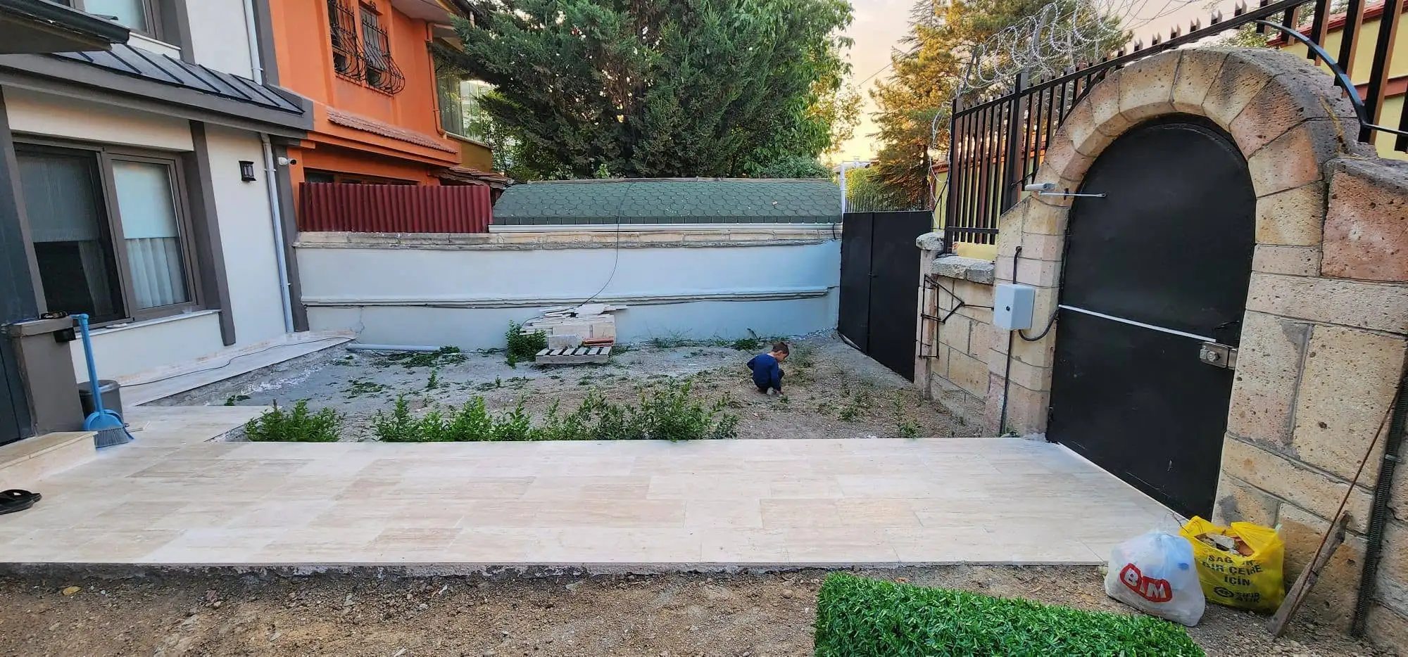 Pursaklar villa peyzaj ve çevre düzenlemesi keşif çalışması